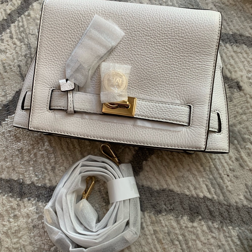 Michael Kors Hamilton Traveler Leather Cross-Body